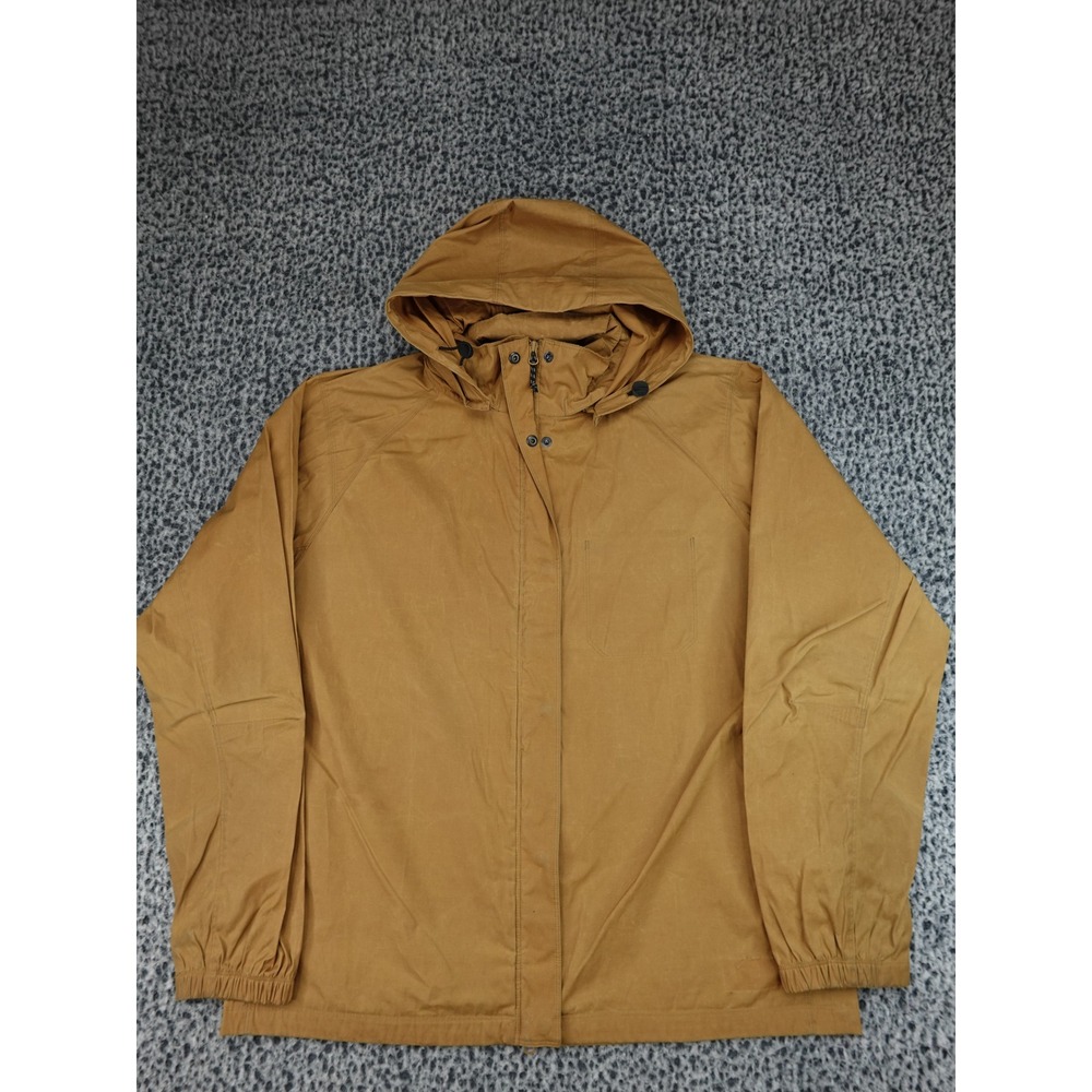 Chrome Industries Windbreaker Jacket Mens XXL Brown Waxed Cotton Utility Coat